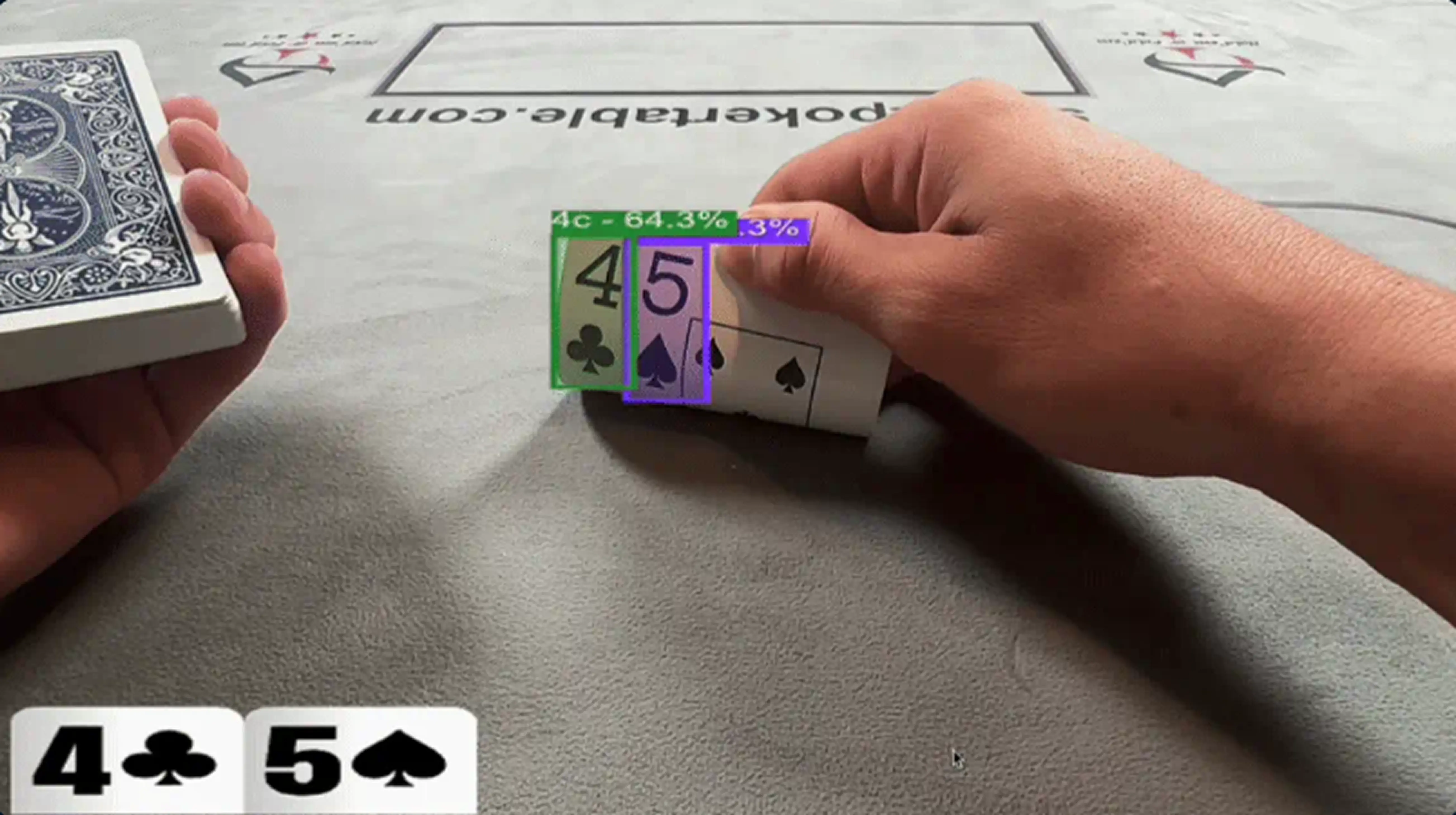 Tracking cards with AI Vision recognition models